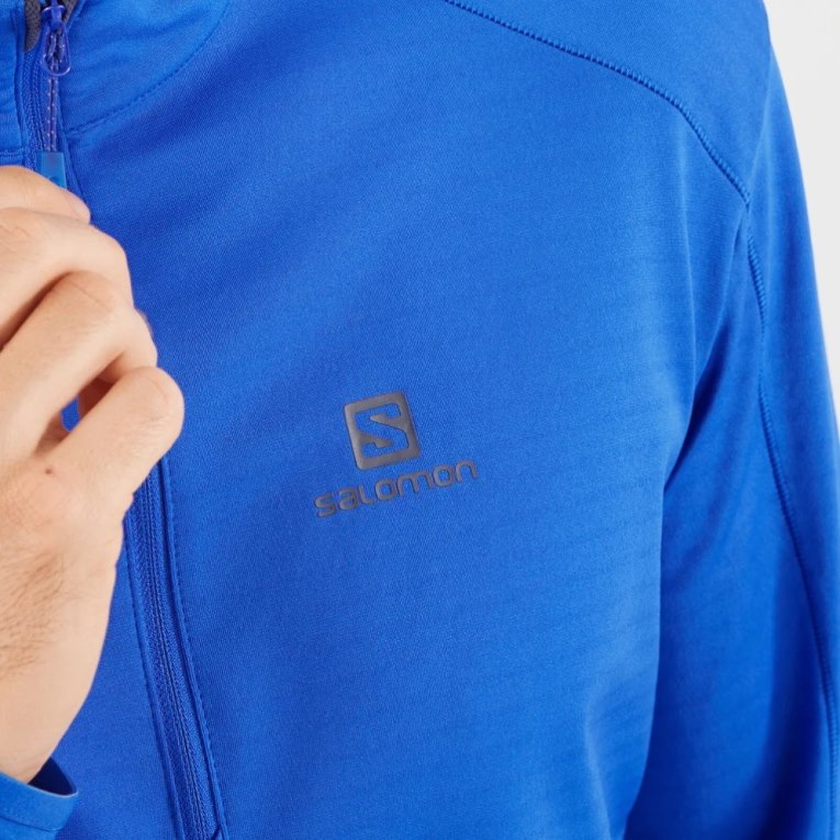 Blue Salomon Essential Lightwarm Half Zip Men's Sweatshirt | IE ZE8236